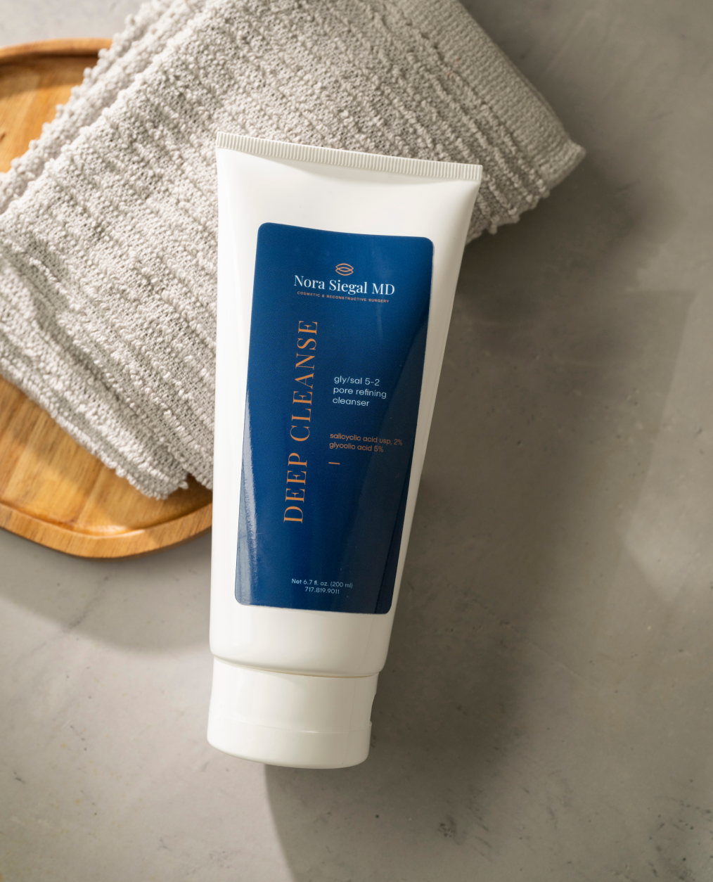 Nora Siegal MD Skincare Deep Cleanse home page image