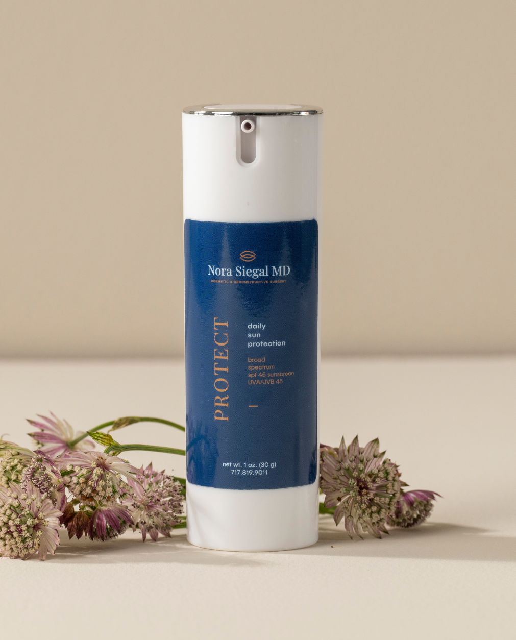 Nora Siegal MD Skincare Protect home page image